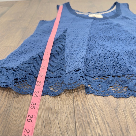 Anthropologie Meadow Rue Women's Sleeveless Crochet Lace Top Size Large - Picture 5 of 7